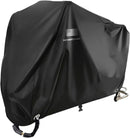 NEVERLAND Motorcycle Cover Waterproof Outdoor All Weather Protection Black