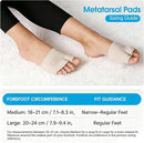 Metatarsal Pads for Men Women, 4 Pcs, 2X Thick Gel 5