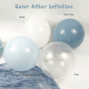 Dusty Blue Balloon Arch Kit Light Blue White Balloon Garland Kit — 3