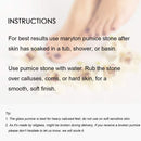 Maryton Glass Pumice Stone for Feet Pedicure Tools Foot Scrubber, 2PCS — 6