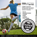 CURREX CLEATPRO - Thin, Arch Support Insoles, Comfort, Cushion & Stability in Cleats, Soccer, Football, Baseball, Softball, Super Grip for Control, Shock Absorbing Inserts, Men, Women (Medium Arch, L) - Medium Arch - Yellow — 2