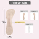2 Pairs 3/4 Gel High Heel Insoles and 2 Pairs Heel Grips, Self-Adhesive Arch Support. Relieves Foot Pain, Fits Pumps, Sandals, Dress Shoes, Flats, Sneakers (Apricot, Women's 5-9) — 8