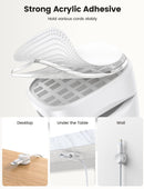 Lamicall 8 Pack Cord Organizer, [1s Lock] Cable Management Clips for Desk photo 4