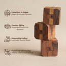 Hidden Passage: Wooden 3D Mechanical Puzzle for Adults – Brain Teaser Game | Desk Toy | Handmade Interlocking Wood Puzzle | Mind Teaser Logic Challenge by SiamMandalay — 3