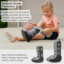 BraceAbility Pediatric Walking Boot - Children's Medical Walker CAM Orthopedic Support Shoe for Youth Ankle Break Injury, Kid's Stress Metatarsal Bone Fracture, Broken Foot or Toe Recovery Cast (XL) — 8