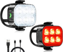 Zewdov Bike Lights for Night Riding, Rechargeable Bike Taillight | Black | 1 SET — 1