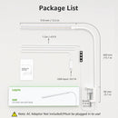 Lepro Small Desk Lamp with Clamp, LED Reading Lamps, 460LM, 5W, White — 6