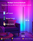 Corner Floor Lamp, Smart RGB LED Corner Lamps for Living Room — 3