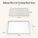 Baking Sheet Set of 𝟒: Baking Pans with Cooling Racks, Cookiet Sheet — 2
