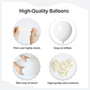 110pcs White Balloon Arch Kit with 18 12 10 5 inch Balloons — 3