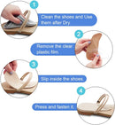 Dr. Foot's Arch Support Shoe Inserts for Flat Feet, Plantar Fasciitis, Adhesive Heel Cushion for Relieve Pain for Women & Men (Small, Beige) — 6