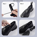 7 Pairs Plastic Shoe Stretchers for Men,Include 5 Pairs Adjustable Length Shoe Trees and 2 Pairs Shoe Boot Creases Preventers — 4