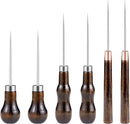 6 PCS Awl Tool Set, Leather Punch Stitching Marking Awl Tool, Gourd Shape Handle Punch Tool for Leather Sewing, Marking, Crafts Wood, Shoe Repair | Primary color — 1