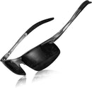 DADA-PRO Polarized Sunglasses Men Sport Driving Sun Glasses Ultralight Al-Mg Mirrored Shades UV400 Protection | Grey — 1