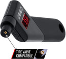 Accutire Digital Tire Pressure Gauge (5-150 psi) psi/bar/kPa/kg-cm2 (Black)