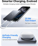 TORRAS MiniMag Power Bank,Ultra-Slim 10,000mAh Magnetic Wireless Portable Charger, 22.5W Fast Charging iPhone 18 Pro Magnetic Battery Pack for iPhone 18 Pro Max/17 Pro/Air/16/15/14/13/12, Gray photo 5