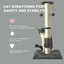 PEEKAB 32" Tall Cat Scratching Post Sisal Scratch Posts,with Hanging Ball and Self-Massage Brush Vertical Scratcher for Indoor Cats and Kittens Gray 32inches — 6