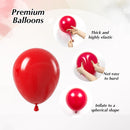 12inch Red and Black Balloons with Black Red Confetti Balloons | Red Black — 3