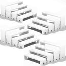4 Set White Wood Tiered Riser Display Stands for Vendor Events,Stackable Wooden Cupcake Stand,Farmhouse Decor Wood Dessert Table Display Set,Vendor Booth Display Items,Food Display Risers for Party | 4 PACK — 1