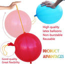 LEEZZIZZ 41Pcs Punch Balloons, Thickened Neon Punching Balloon Heavy Duty with Rubber Band Handle Birthday Party Favors for Kids Weddings Goodie Bag Supply — 2