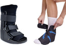 Brace Direct CAM Walker Boot Short + Ankle & Foot Ice Pack Cold Wrap — 1