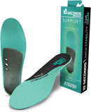10 Seconds - 3720 Stability Insole: Firm Arch Support - High Arch Height - Firm Cushioning, High Shock Absorption, Trim to Fit, Shock Absorbing Memory Foam with Stability Plate (M 11) - Blue — 1