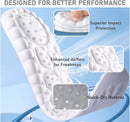 VivoFoot 2 Pair Anti-Fatigue Pain Relief Foam Comfort Insoles (M7-11, Grey) — 2