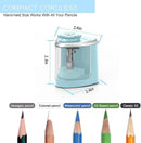 Aogwat Pencil Sharpener Electric Pencil Sharpener for Kids, Blade to Fast Sharpen, Suitable for No.2/School/Classroom/Office/Home (Blue) | Bule — 3