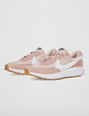 Nike Women's Waffle Debut Shoes - Particle Beige/White/Particle Pink — 6
