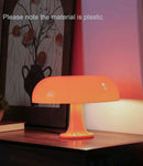 Orange Mushroom Lamp, Mid Century Modern Table Lamp for Bedroom, Minimalist Mushroom Decor Bedside Small Lamps,… — 5