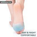 Metatarsal Pads for Women, Mortons Neuroma Pads (2 Pairs Ball of Foot Cushions Pads) for Callus, Metatarsalgia & Forefoot Pain Relief for Men & Women (Light Blue) 3