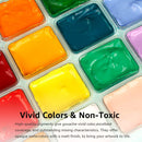 HIMI Gouache Paint Set, 24 Colors x 1 oz, Jelly Cup, Non-Toxic(Pink) — 6