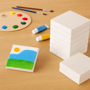 LWR CRAFTS Mini Stretched Canvas 4" X 4" Pack of 6 | 4"x4"x6 — 7