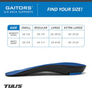 Tuli's Gaitors, 3/4 Length Arch Support Insoles for Fallen Arches, Large — 4
