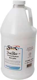 Sax True Flow Heavy Body Acrylic Paint, 1/2 Gallon, Titanium White - 439301, 64 Fl Oz (Pack of 1) — 1