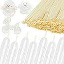 260 Clear Long Balloons for Animals, Thickening Skinny Latex Twisting for Arch Modeling Magic Clown Birthday Wedding Party Decorations 100pcs — 1