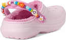 Crocs Kids' Classic Lined Kids Clog – Pink Milk — 5