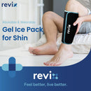 REVIX Shin Ice Pack Reusable Leg Ice Pack Wrap, Shin & Calf Ice Pack Wrap — 2