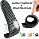 Ailaka Height Increasing Insoles for Men Women, 3 Heights Shock Absorbing - Black-heel Height: 2.5cm — 2