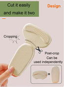 Heel Pads Inserts Grips for Shoe Slipping, 4 Pairs,Filler Improved Shoe Fit and Comfort Heel Protectors, Heel Cushions, Shoe Inserts for Loose Shoes. (Beige, T-Shaped) — 3