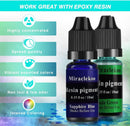 12 Colors Epoxy Resin Color Dye Colorant Liquid Epoxy Resin Pigment,10ml Each,Translucent — 4