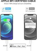 iPhone 14 13 12 Fast Charger,[Apple MFi Certified] 20W USB C Apple Fast Charger Wall Charge Block Plug with 10FT Type-C to Lightning Fast Charging Data Sync Cord for iPhone14 13 12 11 Xs Xr X (2Pack) 4
