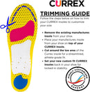 CURREX CLEATPRO - Thin, Arch Support Insoles, Comfort, Cushion & Stability in Cleats, Soccer, Football, Baseball, Softball, Super Grip for Control, Shock Absorbing Inserts, Men, Women (Medium Arch, L) - Medium Arch - Yellow — 6