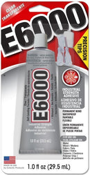 Glue W/Tips E6000 1oz,Clear,2 Pack — 1