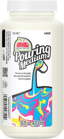 Apple Barrel Pouring Medium, 44840E Acrylic, 16 oz, 16 Fl Oz | Multicolor — 1