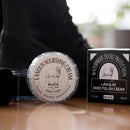SALTY FISH Shoe Polish Cream 3.2Oz, Lanolin Shoe Polish Kit with Shoe Shine Sponge, Condition Waterproof Restore Shoe Boot | White(neutral) — 7