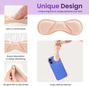 Heel Grips for Women Men Shoes - Kimihome 4 Pairs Heel Pads for Shoes That are Too Big, Heel Cushion Pads for Heel Slipping, Blisters, Friction, Non Slip Comfort Heel Inserts Filler Protectors (Beige) — 3