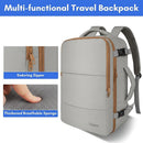 Taygeer 35L Carry On Travel Backpack for Women, Fits 15.6 Inch Laptop | Large | Puttybrowm Khaki — 8