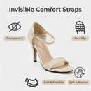 6 Sheets 24 Pcs Silicone Gel Heel Grips Heel Liners Heel Pads Cushion Inserts Shoe Back Heel Tape Adhesive High Heel Shoes Stickers Gel Strap Strips — 3