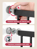 29.5-40.5" Baby Gate for Stairs, Dog Gate for Doorways, Walk Thru Auto Close…